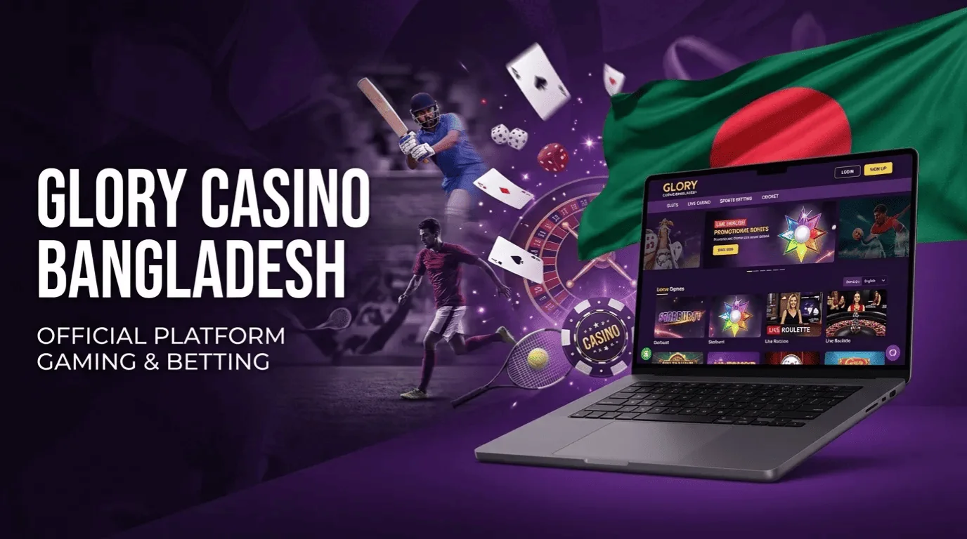 Glory Casino site in Bangladesh with bonuses, games, and sports betting